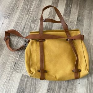 Mustard yellow modcloth messenger bag